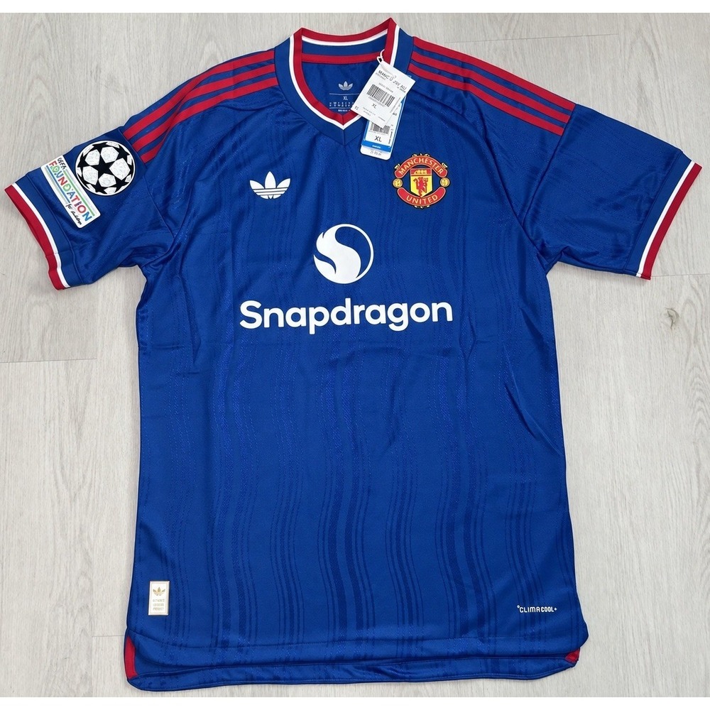 NWT Manchester United 26/27 CUNHA 10 Player Version/ Slim Fit Adidas UCL Size XL
